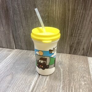 Whirley Ind UPS Employee Swag Advertising Child Kids Whirley Drink Cup W/Straw